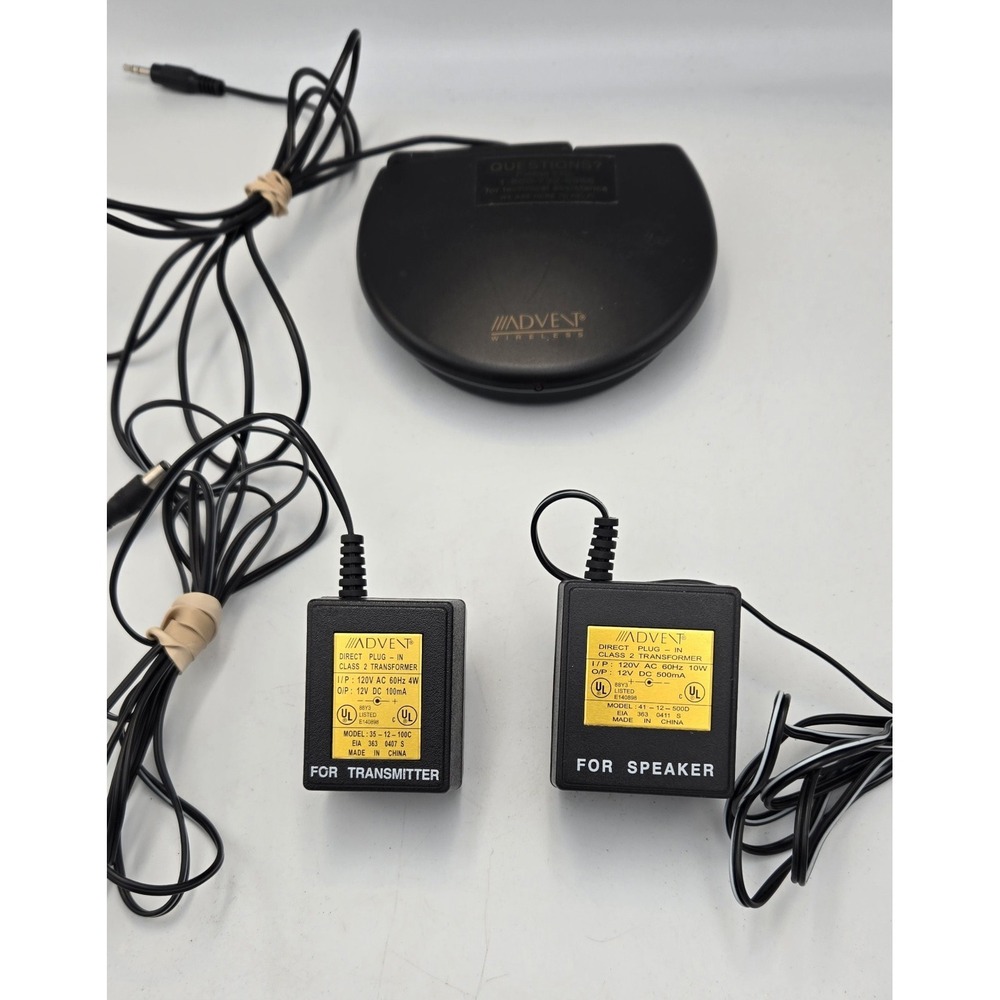 Advent Recoton LLP-110-A Wireless Speaker Headphone Transmitter with Adapter